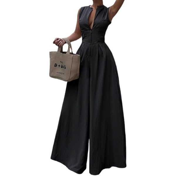 うぉーたー  Amazon.com: TaoZiPeach Wide Leg Pants One- Suit Summer Women Color